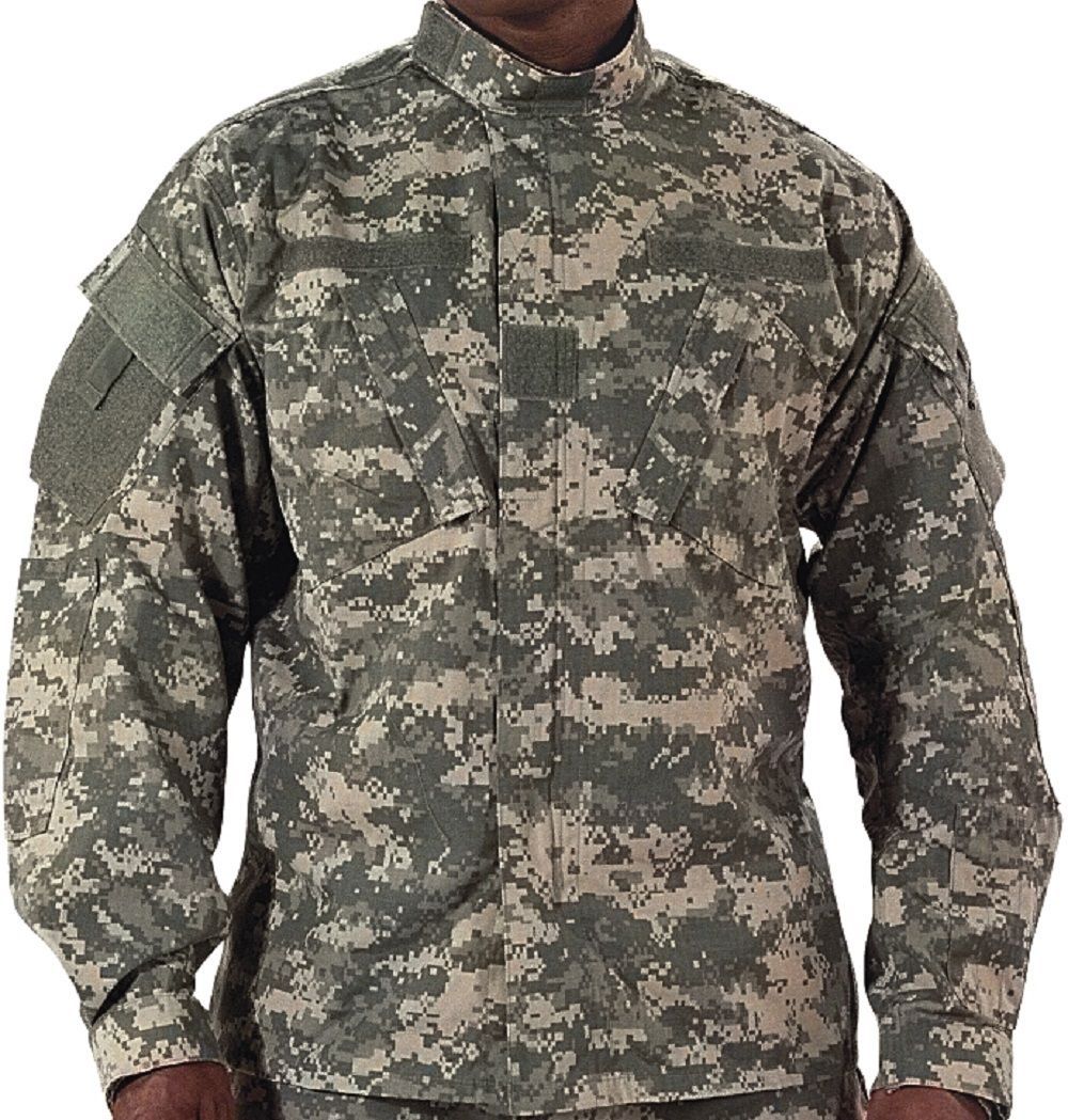 ACU DIGITAL CAMO ARMY MENS COMBAT UNIFORM SHIRT JACKET ROTHCO 5765 - Main Image