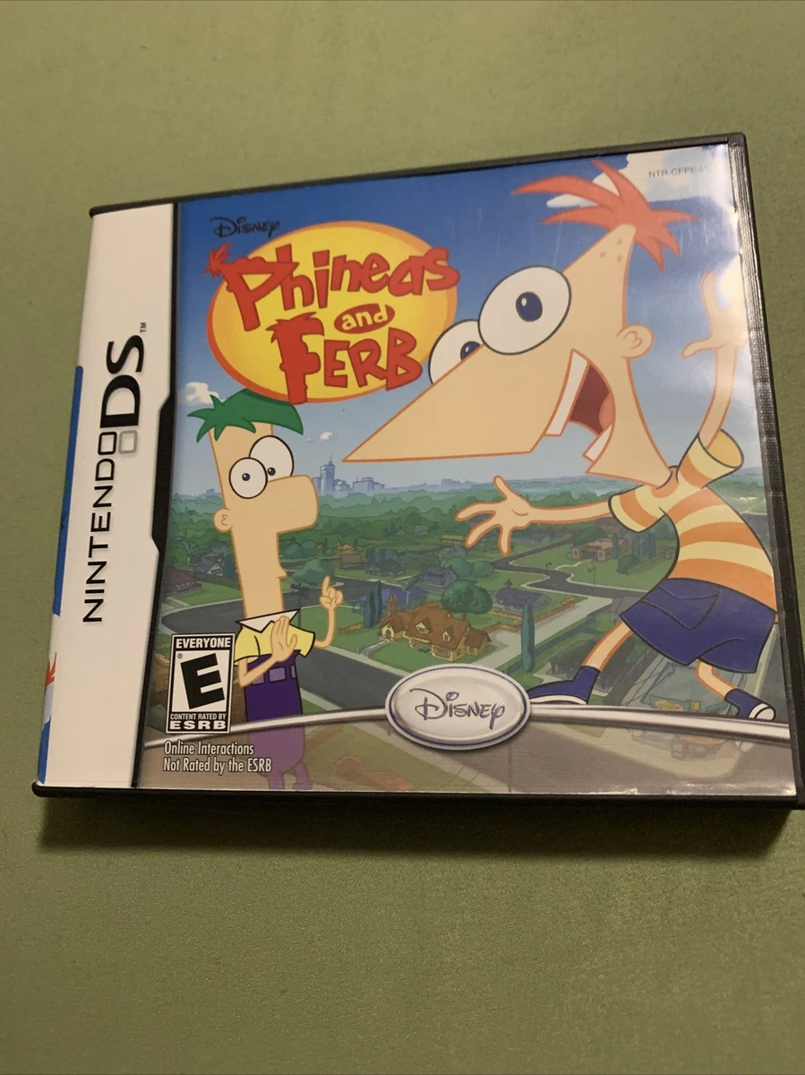 Phineas And Ferb Nintendo DS Game Disney With Case And Manuel Nice