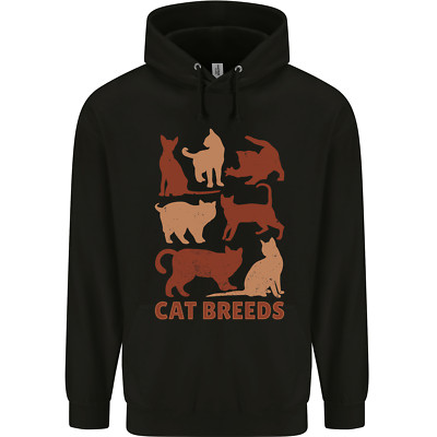 Katzenrassen Kinder Kids Hoodie