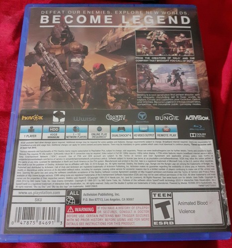 Destiny (Sony PlayStation 4, 2014) - Picture 2 of 5