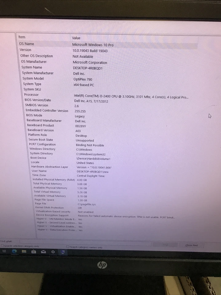 Dell Optiplex 790 Desktop PC 2.50GHz Intel Core i5-2400 4GB RAM 500 GB HD Win 10 - Image 2 of 4