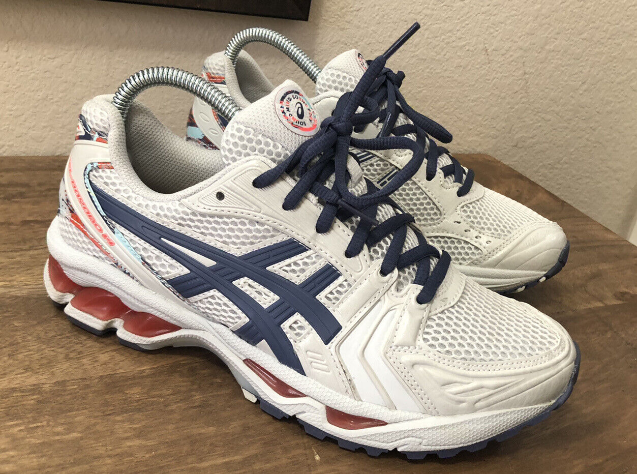 Asics GEL-KAYANO 14 CELEBRATION OF SPORT Glacier Grey/Thunder Blue Sz 6 | eBay