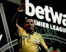 Dave Chisnall Signed 10X8 Photo Darts Autographed Memorabilia AFTAL COA