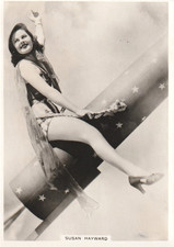 SUSAN HAYWARD - state express MOVIE starlet PIN-UP/CHEESECAKE 1939 cig card/G