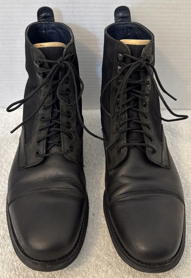 Cole-Haan Mens Lunargrand Black Waterproof Leather/Fabric Cap Toe Boots Sz 10.5M - Image 2 of 4