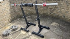 Olympic Bar, Stand And Weights Job Lot