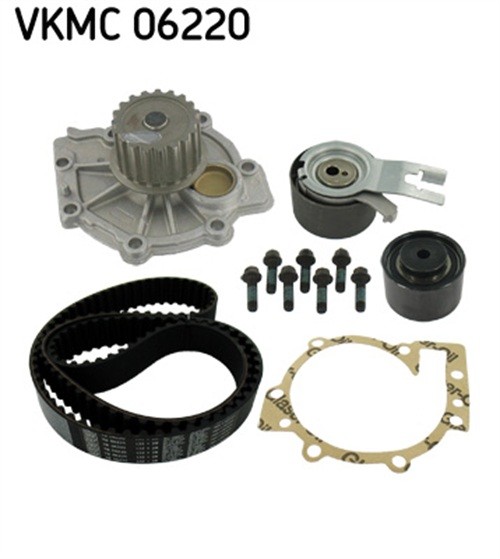 Timing Belt & Water Pump Kit VKMC06220 SKF Set 1275409 274216 274247 30638278 - Image 16