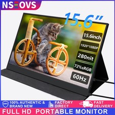 Yodoit PTM15 Monitor portatile 15.6", 1920 × 1080 Schermo FHD Display con USB-C