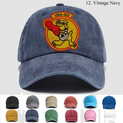 Customized Embroidered Hat USMC ATTACK SQUADRON VMA-223 BULLDOGS, Trucker Hat