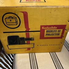 Vintage Kodak Kodaslide Highlux 2 Slide Projector Original Box WORKS GREAT