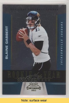 2011 Playoff Contenders Rookie of the Year Gold /100 Blaine Gabbert RC READ 0l1