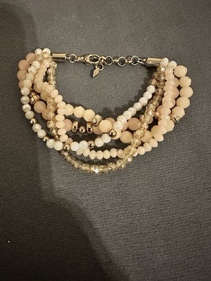 Armkette rosee/beige