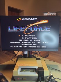 Life Force NES Nintendo 1988 Konami Tested Working w/ Sleeve & Inserts
