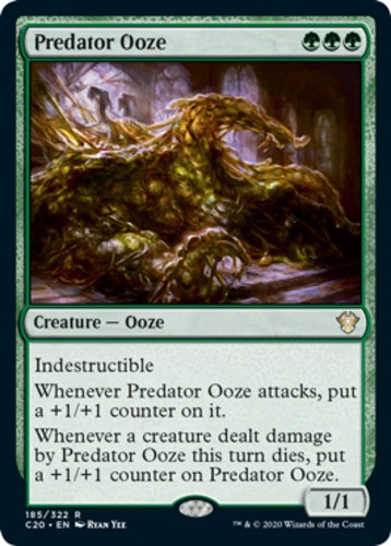 x1 Predator Ooze R MTG Commander 2020 M/NM, English