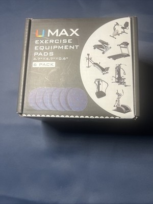 U MAX Gym Exercise Equipment Floor Protection Pads Anti Slip Round Heavy Duty