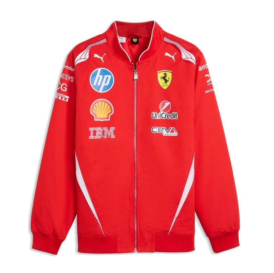 Ferrari F1チームジャケット レーシングジャケット キッズ F1 Ferrari Racing jacket - 2026 Ferrari Team Racing Jacket - In
