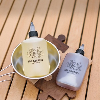  2pcs transparenter Ölbehälter BBQ Ölspender kleiner Gewürzflaschen Soy Sauce