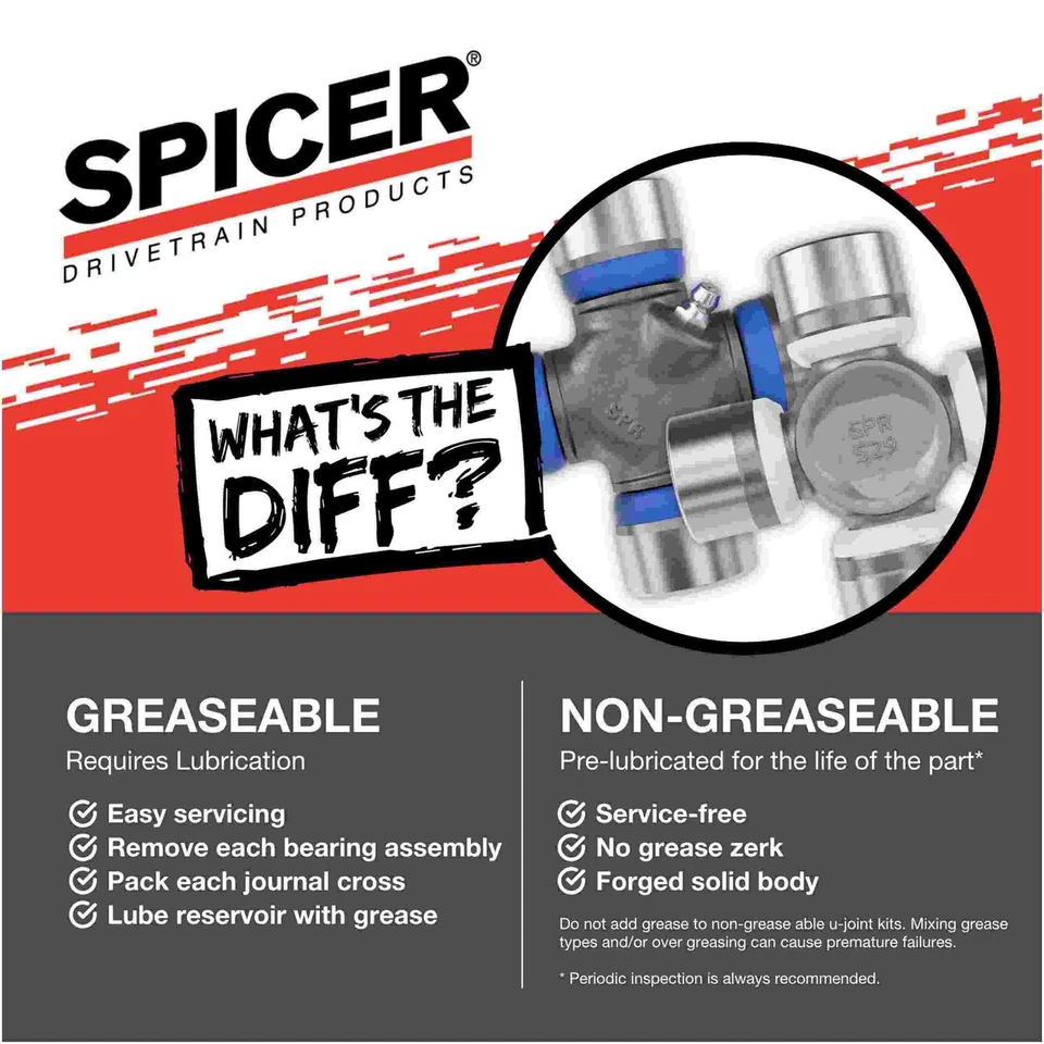 For Honda Civic 1999 Spicer 25-1204X U-Joint Foto 2 de 3