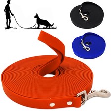 Wasserdichte PVC Hundeleine lang flexible robuster Leinengurt
