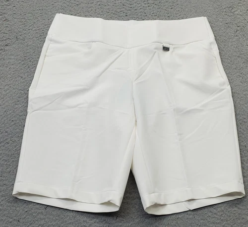 Greg Norman Golf Performance Shorts Womens Small White UV Protection G2S21H525
