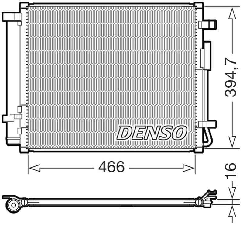 Fits DENSO DCN41032 condenser HYUNDAI Tucson 20- ⭐UK Stock⭐ - Image 3