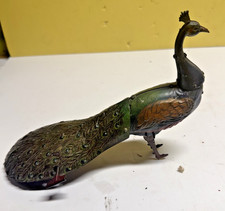 Hans Eberie/ Eberl Wind-Up Works Tin Toy Peacock EBO PAO-PAO bellows are not