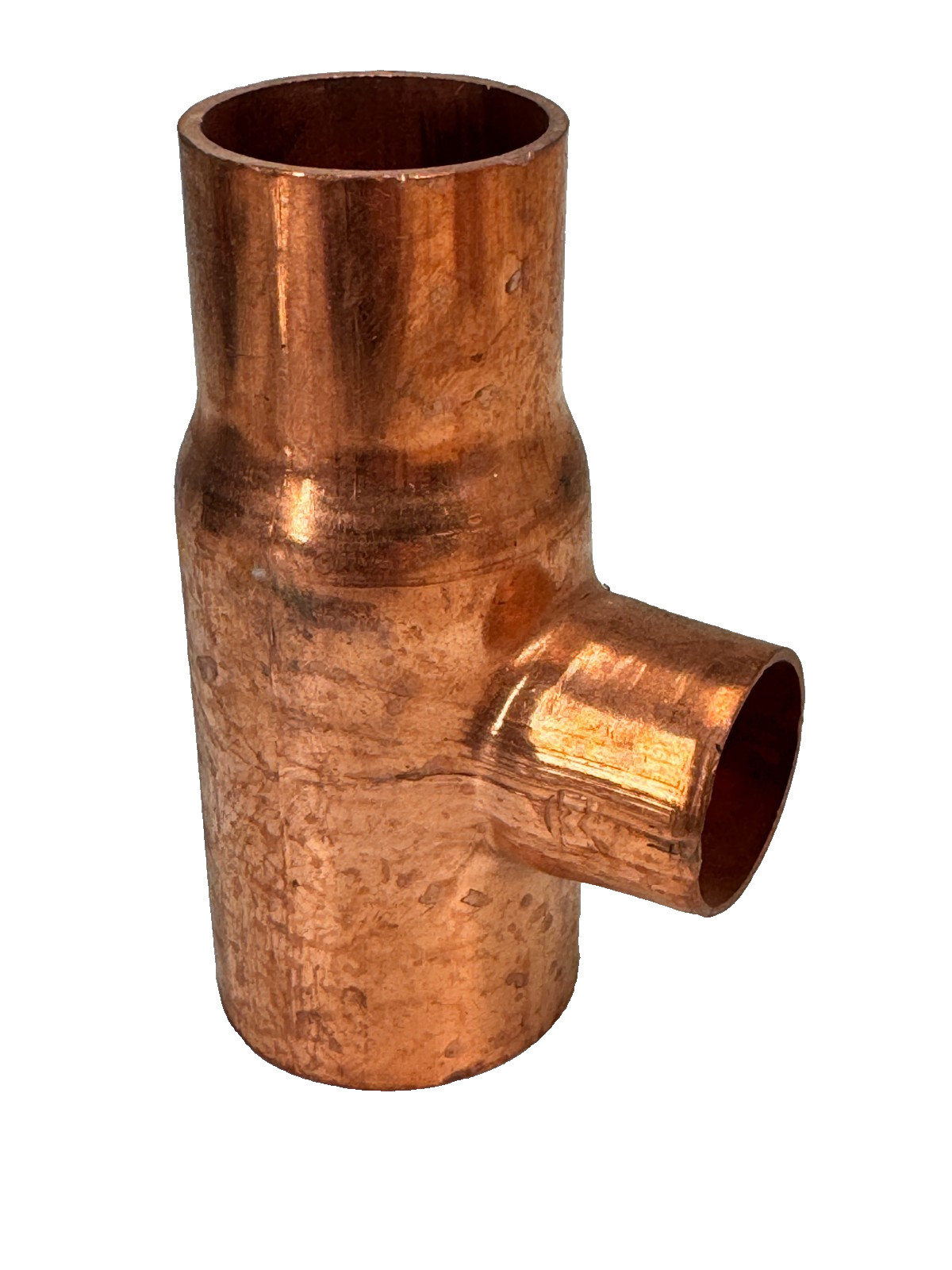MUELLER Reducing Tee 1-1/4" x 1" x 3/4" CTS Solder Joint Copper Sweat Fitting