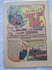 John Wayne in Cecil B DeMille's REAP THE WILD WIND comic