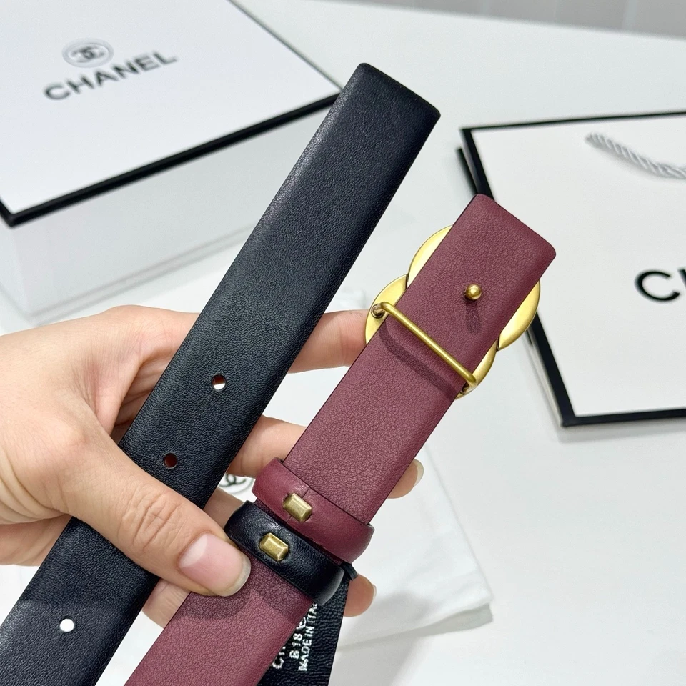 Chanel belt women authentic Reversible new - Image 3 of 4