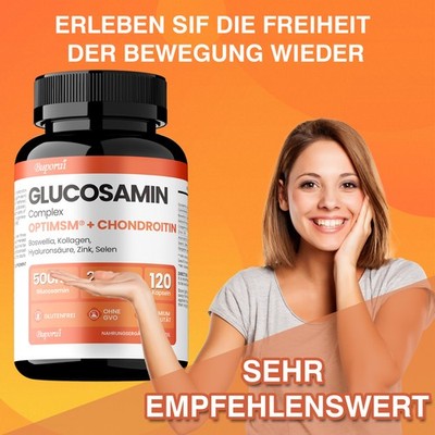 Glucosamine Complex - Lindert Gelenkschmerzen und Entzündungen, Boswellia, MSM