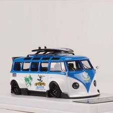 Blue 1:64 T1 RWB Widebody Custom Bus Diecast - Rare Collectors Model