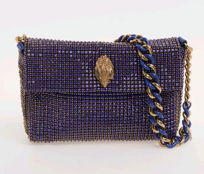 Kurt Geiger NWT S/M 29”.5”-35.5” Tweed Belt/Crystal Evil Eye Protection Buckle Kurt Geiger Medium Bags & Handbags for Women for sale | eBay UK main image 2