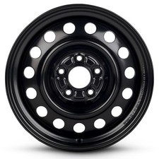 New Wheel For 2013-2017 Mazda 6 17 5x114.3 Steel Black 5da0 Rim 5lug Sedan Blac