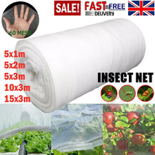White Garden Protect Netting For Vegetable Crop Plant Fine Mesh Birds Insect Net