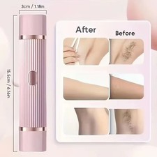 2 in 1 Womens Electric Shaver Wet Dry Hair Remover Face Legs Brows Underarm