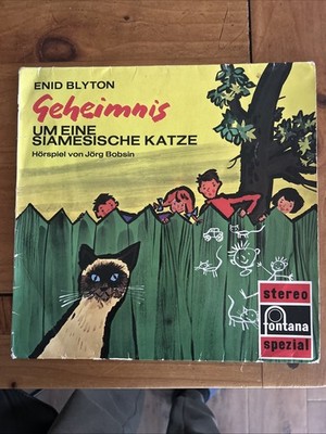 Hörspiel LP Geheimnis um eine siamesische Katze Enid Blyton - Fontana 6434055
