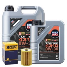 Motoröl 0W30 LIQUI MOLY Toptec 4310 6L+HENGST Ölfilter