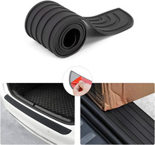 Car Rear Bumper Protector Guard - Anti-Scratch Rubber Cover Strip for Most Cars