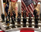 Marx 36 1960s Presidential Figures W/ Stage Including Names/years Of Presidency