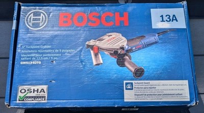 BOSCH GWS13-52TG 5 Inch Tuckpoint Grinder NEW OPEN BOX