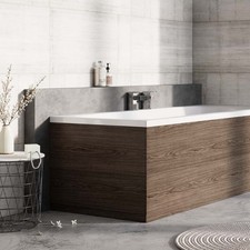 Boson Grey Linear End Bath Panel 800mm Adjustable Height