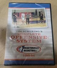 Complete Offense System Basketball DVD Tim Schuring Coaching 5 DVD Set