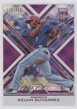 2016 Panini Elite Extra Edition Aspirations Purple 176/200 Kelvin Gutierrez 0ne3