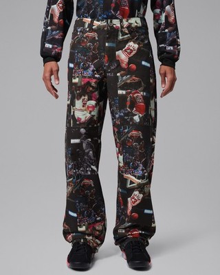 Jordan Flight All-Over-Print Photos Woven Pant Men s Size 38  IQ5238-010