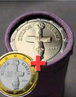 LOT 2 + 1 Euro Chypre 2024 annuelle courante NEUVES UNC 100.000 Exemplaires !