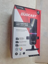HyperX DuoCast USB Microphone RGB 4P5E2AA DUOC001 PC PS5 PS4 Mac Stream Gaming