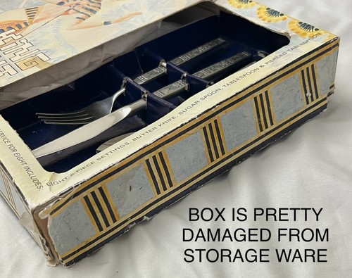King Tut Stainless Ginkgo Japan Flatware Mixed Set of 52 Pcs - SEE DESC !! (A) - Picture 17 of 18
