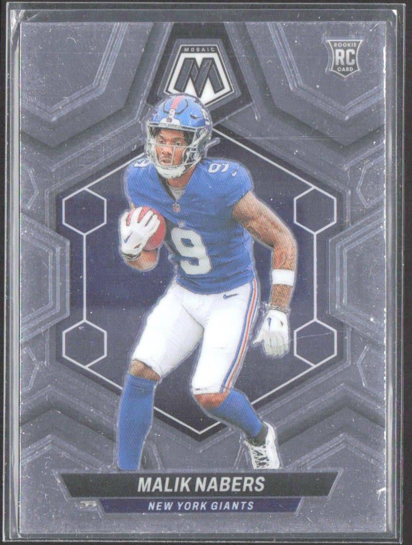 Malik Nabers 2024 Panini Mosaic #306 RC New York Giants