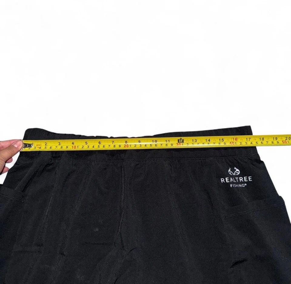 Pantalón corto Realtree negro elástico UPF50 Fishing Lake para mujer talla grande XXL (20) Foto 4 de 4