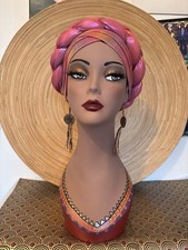 Hand painted Mannequin head and shoulders.